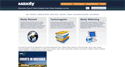 Desktop Screenshot of maxity.de